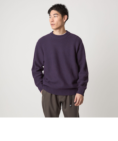 ハミルトンラム ワイドネック ニット