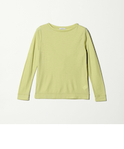 ウール フライス クルーネック カットソー ウォッシャブル