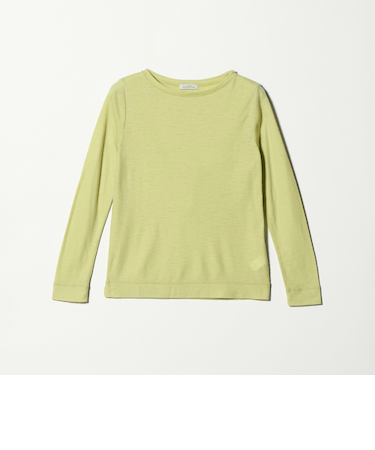 ウール フライス クルーネック カットソー  ウォッシャブル