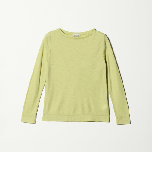 ウール フライス クルーネック カットソー  ウォッシャブル