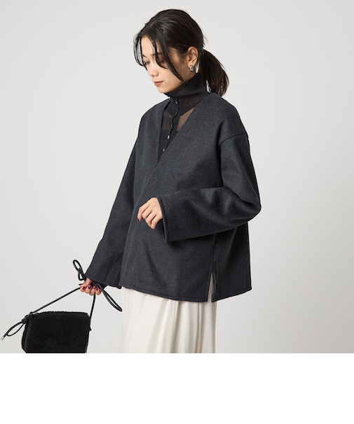 シャギー Vネック プルオーバー