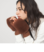 ＜VINCENT PRADIER＞ファーライク グローブ