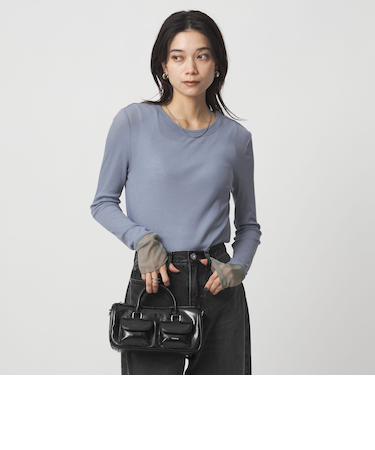 チュール ドッキング シアー プルオーバー