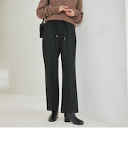 【結論シリーズ】ニーハイフレアパンツ ウラキモウ ドット［size SHORT/TALLあり］