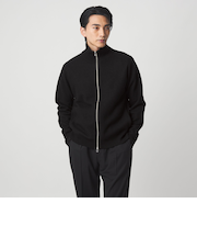 ミルドウール ジップ カーディガン