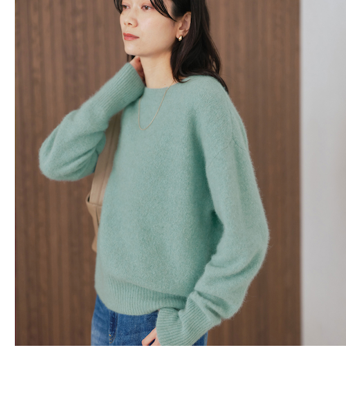 green label relaxing 【結論シリーズ】ふれてヘアリーニット 結論シリーズ】ふれてヘアリーニット｜グリーンレーベル リラクシング