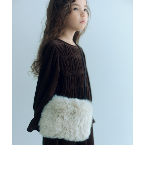 フェイクファー ポシェット