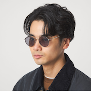 GLR ボストン メタルフレーム ファッション用グラス