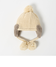 ハートモチーフ ニットキャップ / 帽子 / キッズ