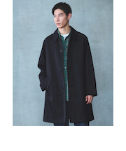 ナイロン ツイル ステンカラーコート -撥水-