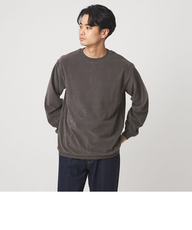 Z パイル クルーネック カットソー