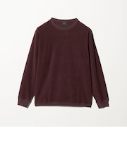 Z パイル クルーネック カットソー