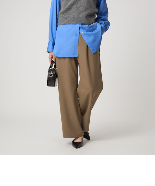 ［size SHORT/TALLあり］オルマイ ウラキモウ ワイド パンツ