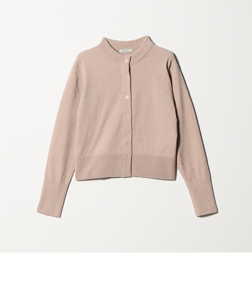 モールヤーン クルーネック カーディガン ウォッシャブル