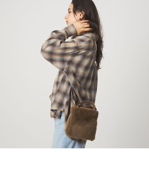 2WAY スクエアミニ ショルダーバッグ