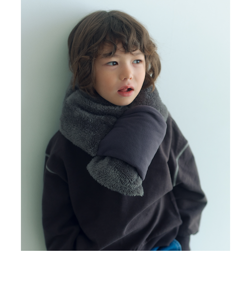 ダブルフェイスマフラー / キッズ