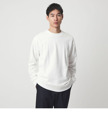 ミラノ リブ ダブルフェイス クルーネック カットソー