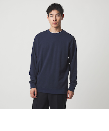 ミラノ リブ ダブルフェイス クルーネック カットソー