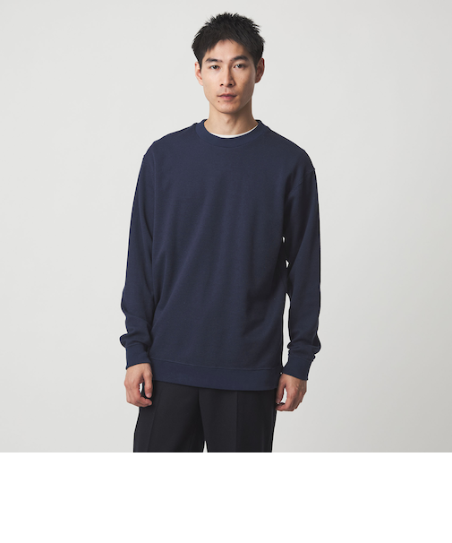 ミラノ リブ ダブルフェイス クルーネック カットソー