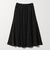 ドット ナロー フレア スカート