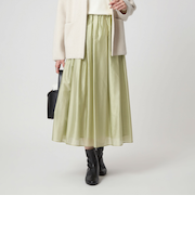 ［size SHORTあり］チンツシアー ギャザー スカート