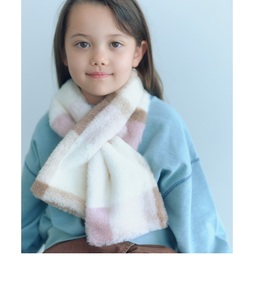 チェック マフラー / キッズ