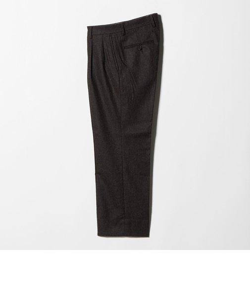 DC W/N 2プリーツ ワイド スラックス