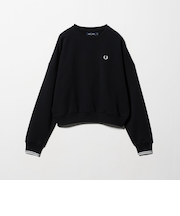 ＜FRED PERRY＞クルーネック ショート スウェット プルオーバー