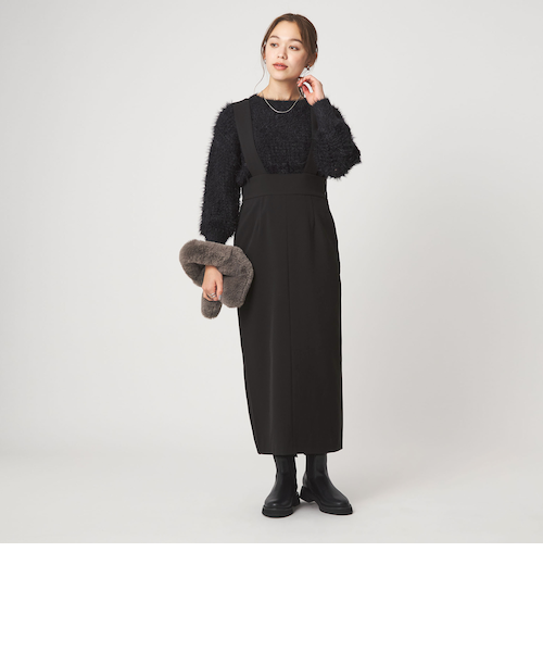 COLLECTION LINE】スパンコールニットジャンドレ｜スーナウーナの通販