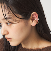 【WEB限定】2本セット イヤーカフ(ホワイトパーツ)/ イヤカフ