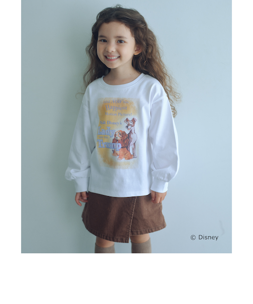 【別注】＜Disney＞キャラクター 長袖スウェット / キッズ  100cm-130cm