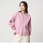 W/AC パフニット カーディガン ウォッシャブル