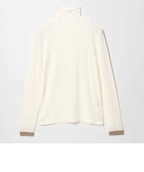 ベアテン フェイクレイヤード タートルネック プルオーバー