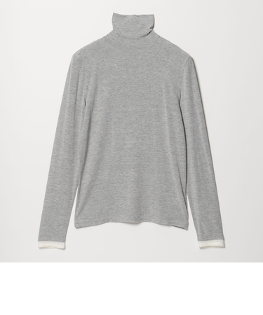 ベアテン フェイクレイヤード タートルネック プルオーバー