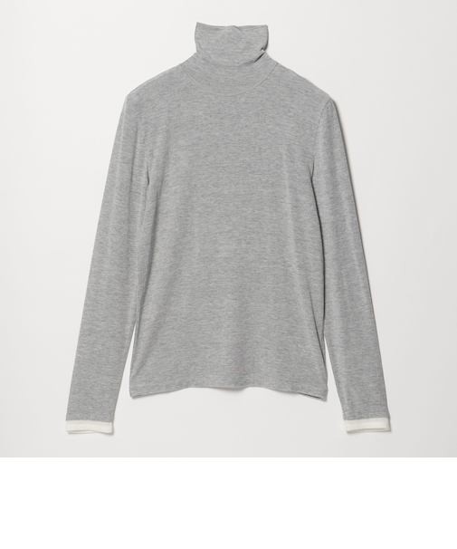 ベアテン フェイクレイヤード タートルネック プルオーバー