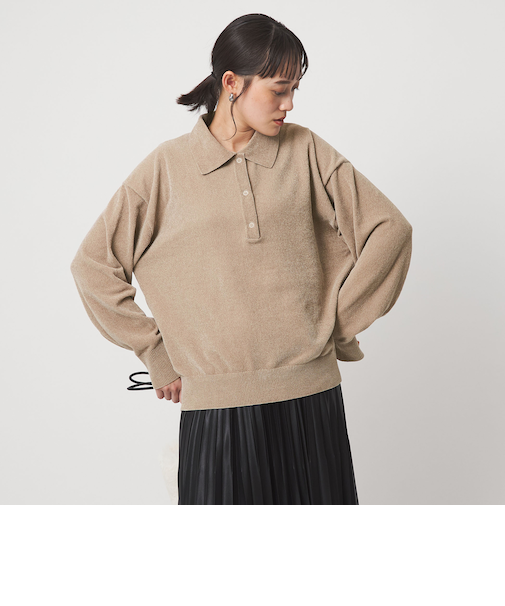 モールヤーン ポロニット プルオーバー ウォッシャブル