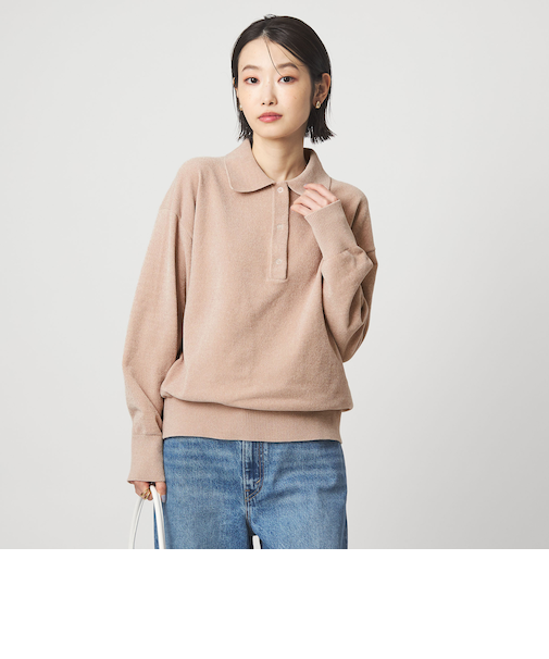 モールヤーン ポロニット プルオーバー ウォッシャブル