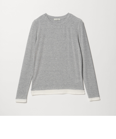 ベアテン フェイクレイヤード クルーネック プルオーバー