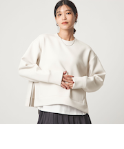 【WEB限定】＜at ease＞ダンボール スリット プルオーバー カットソー