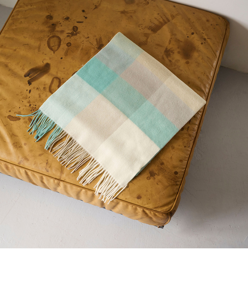 ウール 柄 ストール