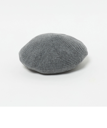 ニット ベレー帽(グレー) / キッズ