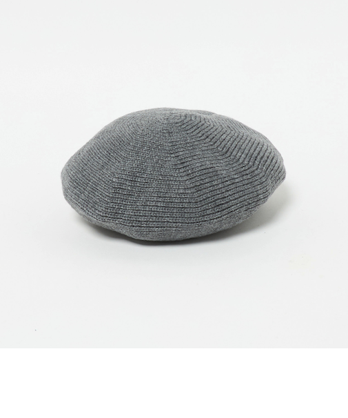 ニット ベレー帽(グレー) / キッズ