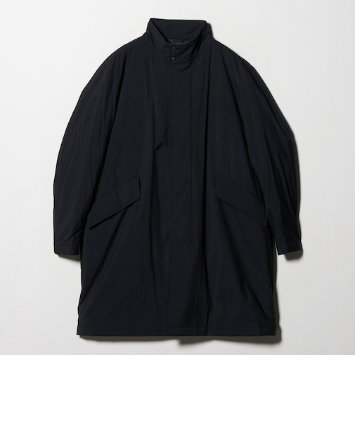 A+ ナイロン パデット モッズ スタンド コート -撥水・保温-