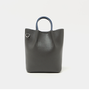 シボ レザーライク ミニ ショルダーバッグ トートバッグ