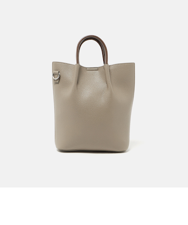 シボ レザーライク ミニ ショルダーバッグ トートバッグ