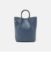 シボ レザーライク ミニ ショルダーバッグ トートバッグ