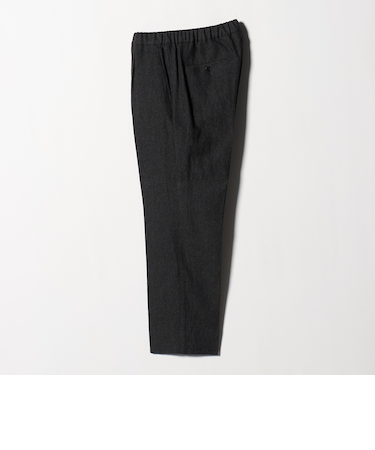 DC W/LI デニムライク ワイド 1プリーツ イージーパンツ