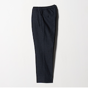 DC W/LI デニムライク ワイド 1プリーツ イージーパンツ