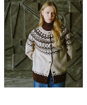 ノルディック ジャガード カーディガン