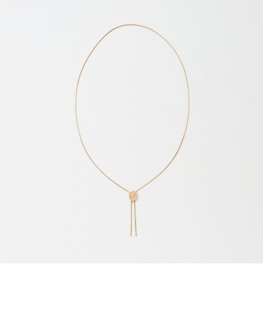 オーバルカラー スライド Yネックレス